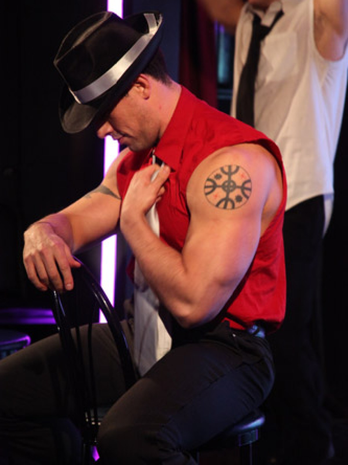 a man wearing a suit and tie