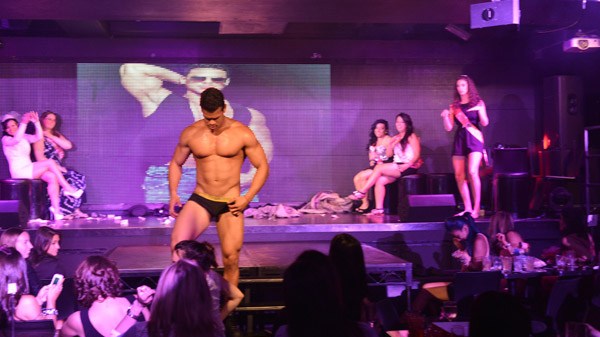 a group of people standing on a stage